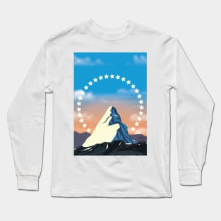 Movie Mountain Long Sleeve T-Shirt